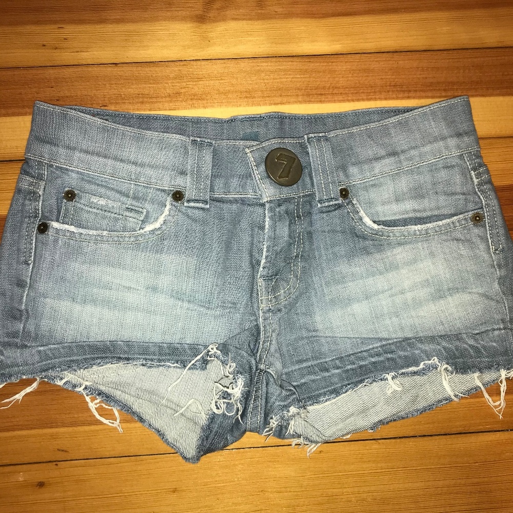 7 For All Mankind Denim Shorts